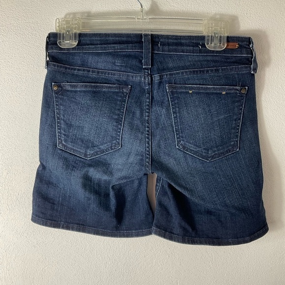 PILCRO & the Letterpress Stet Blue Jean Bermuda Shorts Sz 24 - Picture 2 of 5